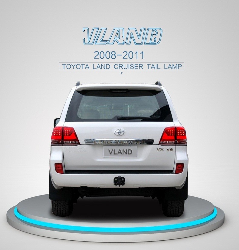 ランドクルーザー 200系 LED テール ランプ 後期型ルック 前期中期用 ランクル スモーク レッド VLAND :  cruisertaillamp2008 : Vland Lamp - 通販 - Yahoo!ショッピング