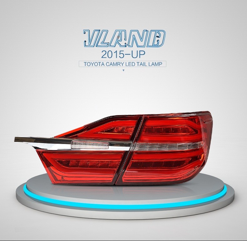 VLAND トヨタ 50 カムリ Camry 後期 LED テールランプ ファイバー 流れるウインカー ドレスアップ :  camry50taillamp : Vland Lamp - 通販 - Yahoo!ショッピング