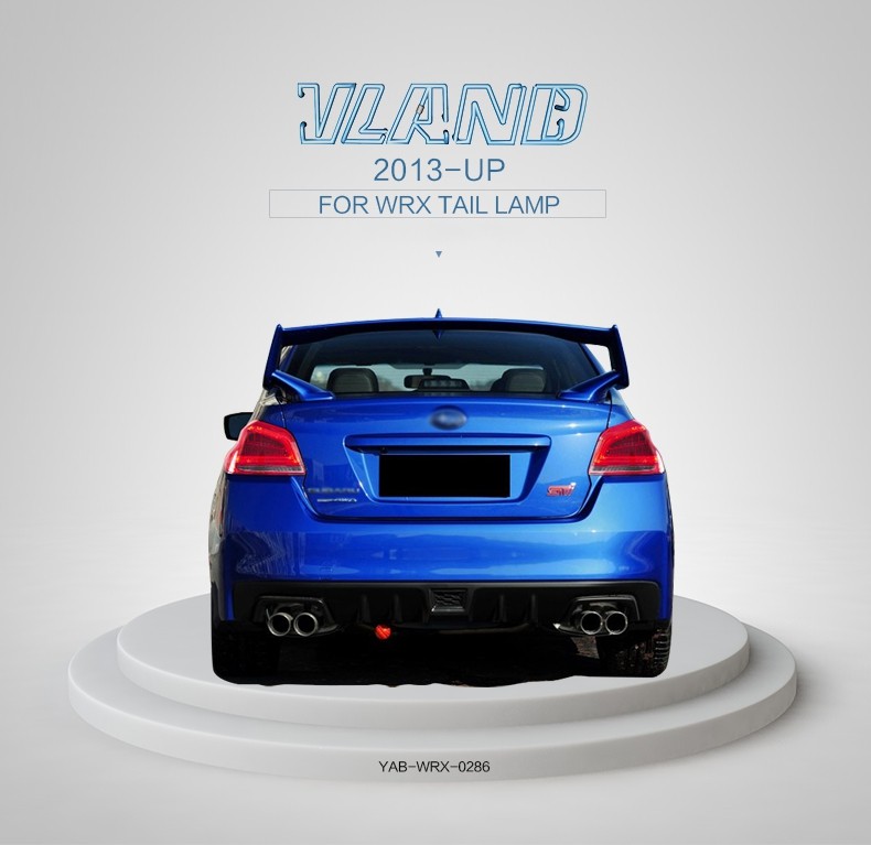 VLAND スバル WRX STI S4 VAB VAG LED テールランプ 流れるウィンカー