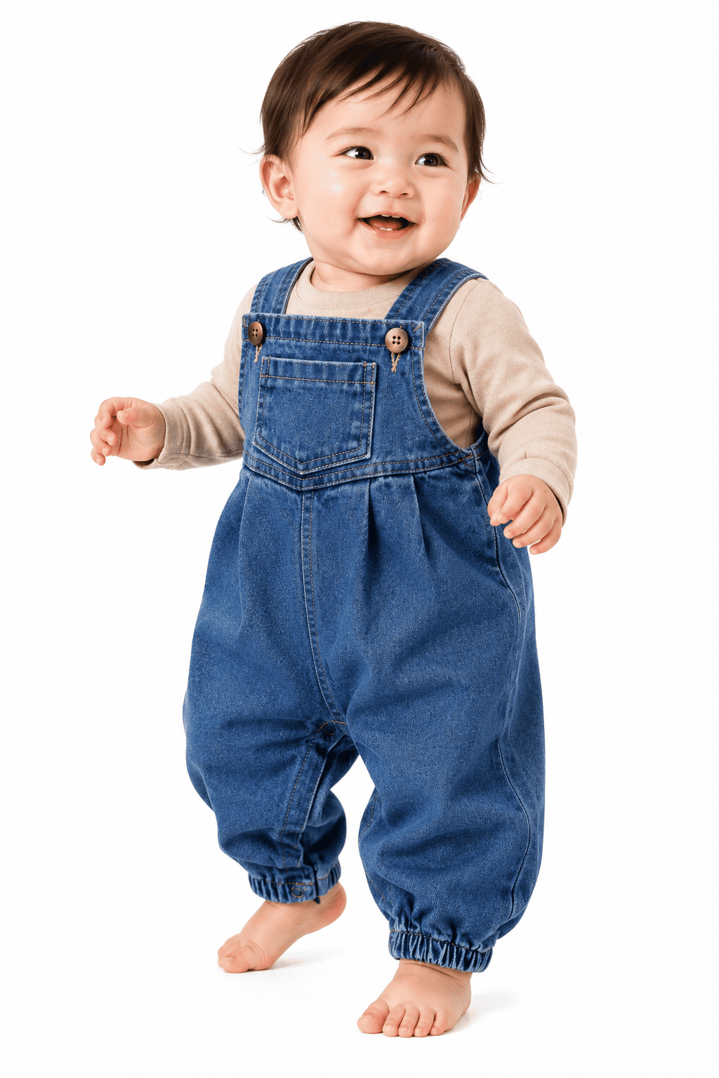 オーバーオール 赤ちゃん ベビー サロペット デニムパンツ ロンパース