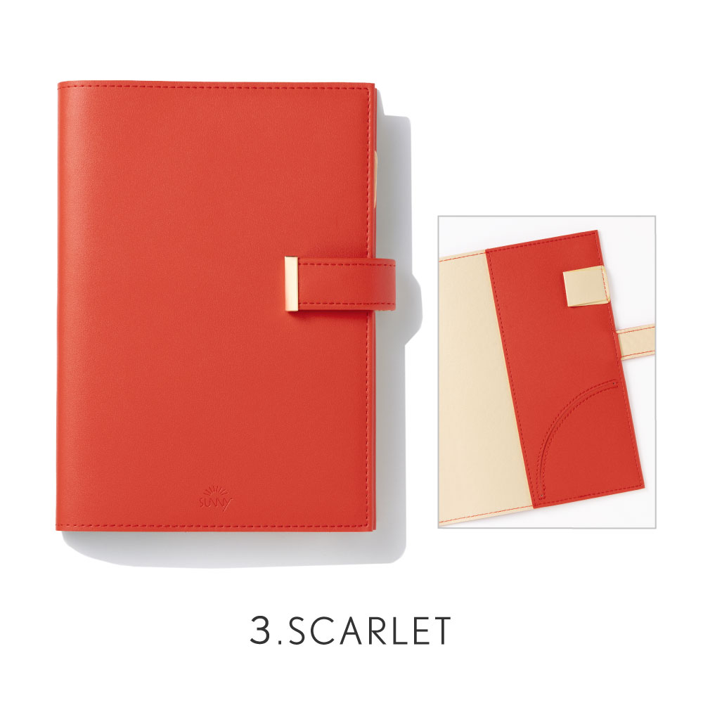 手帳 スケジュール帳 フリーデイリー サニー トラッドカバー