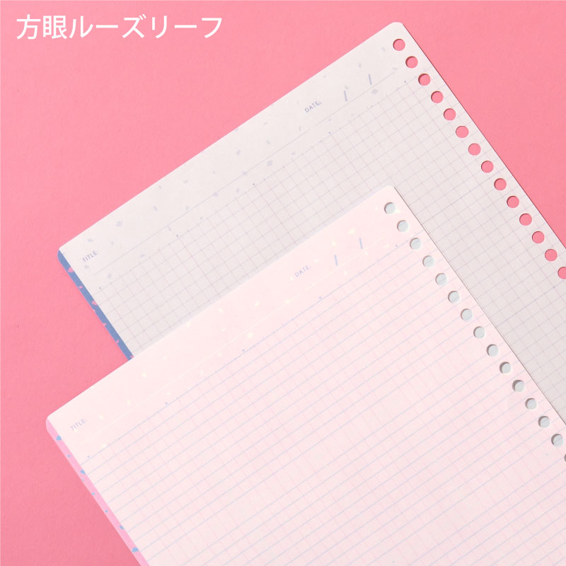 バインダー B5 ルーズリーフ インデックス セット 方眼 大人可愛い Studium スタディプランナー Study Planner Stuplaset 10 Stuplaset 10 いろはショップオンライン 通販 Yahoo ショッピング