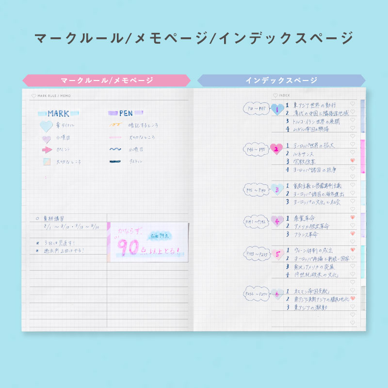 ノート A5 おすすめ3冊セット 勉強 受験 スタディプランナー &STUDIUM