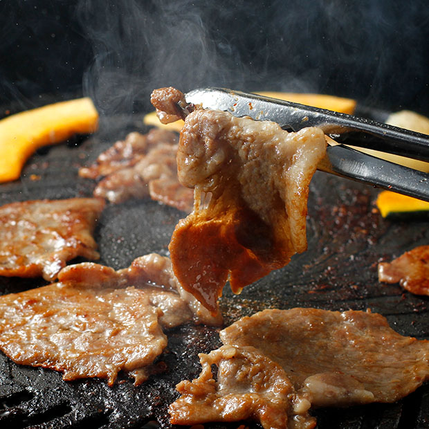 厳選BBQセット 肉の五日市／北海道帯広市 豚肉 バラ肉 かみこみ豚 焼肉