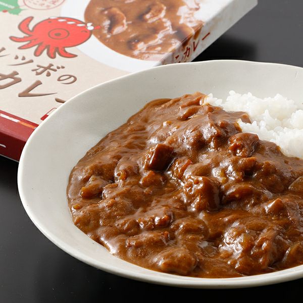 たこカレー 1.5人前×2個セット ちょっと辛めの中辛 マルツボ