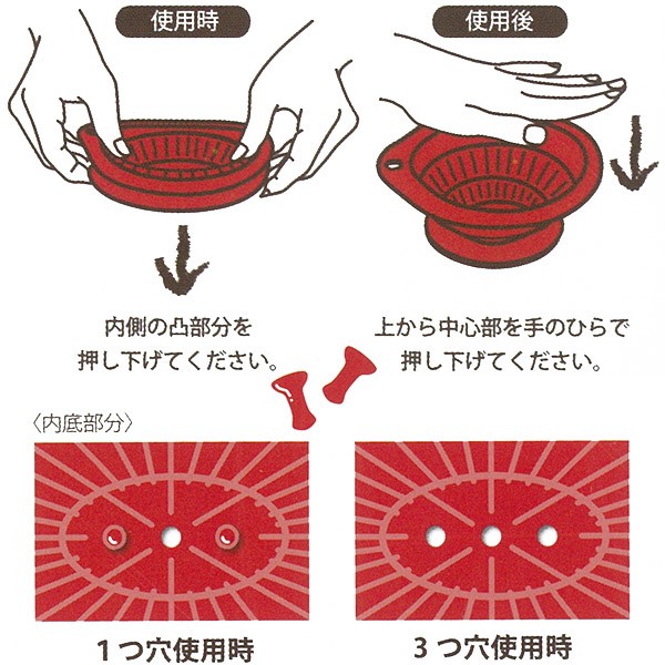 コンパクトコーヒードリッパー2カップオーバル型 
