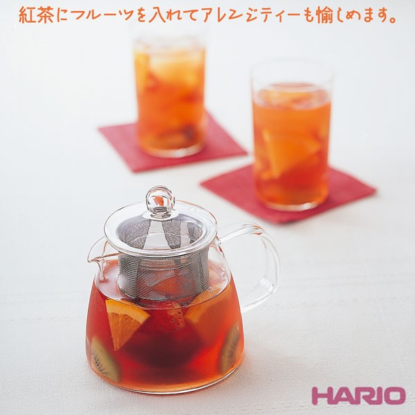 紅茶にフルーツを入れてアレンジティーも 
