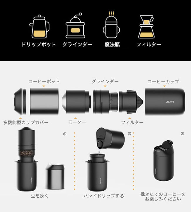 ルタワジャパン オールインワン コーヒー ブリューアー