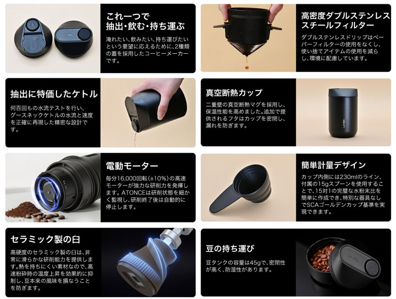ルタワジャパン オールインワン コーヒー ブリューアー