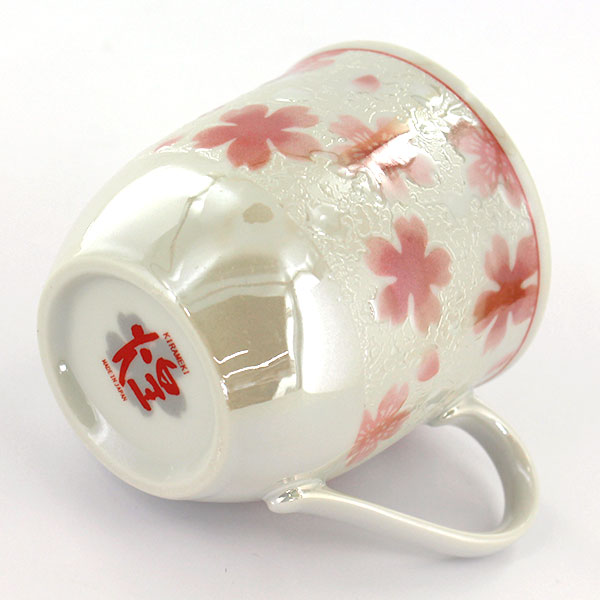 カネセ 美濃焼 軽量マグカップ 煌 -きらめき- 紅 300ml : FRESH