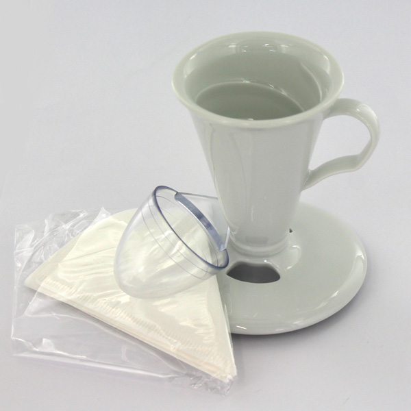 コニカル 30 シングル コーヒードリッパー 白磁有田焼 1杯用
