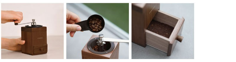 ハリオ コーヒーミル・キューブ