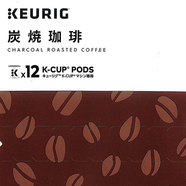 キューリグ K-CUP 炭焼珈琲 ７g×12個入 KEURIG Kカップ カップス コーヒーマシン専用カプセルコーヒー コーヒー 