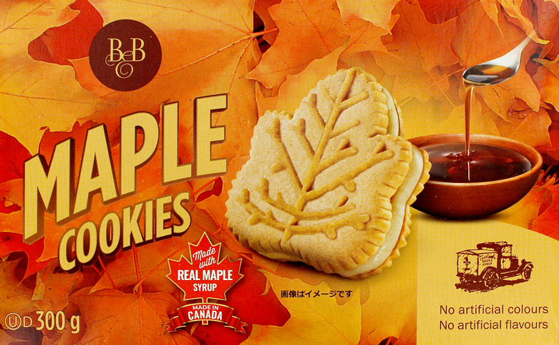 メープルリーフクッキー