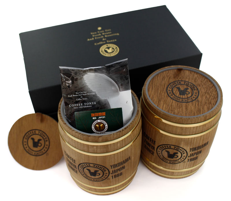 ブルーマウンテン コーヒー木樽 蓋付き　2個セット 楽天市場】お年賀 送料無料 コーヒーギフト コーヒー 珈琲 プレゼント