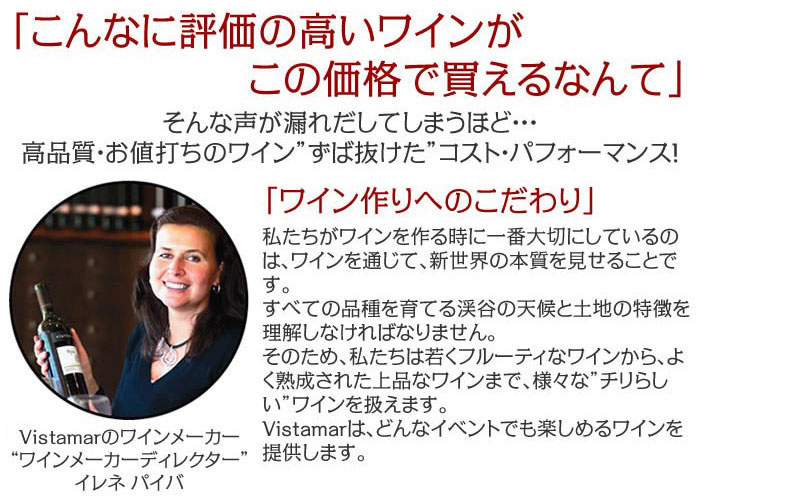  チリ産赤ワイン ビスタマール・ブリーザ　カベルネソーヴィニヨン 