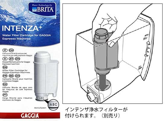 インテンザ浄水フィルター