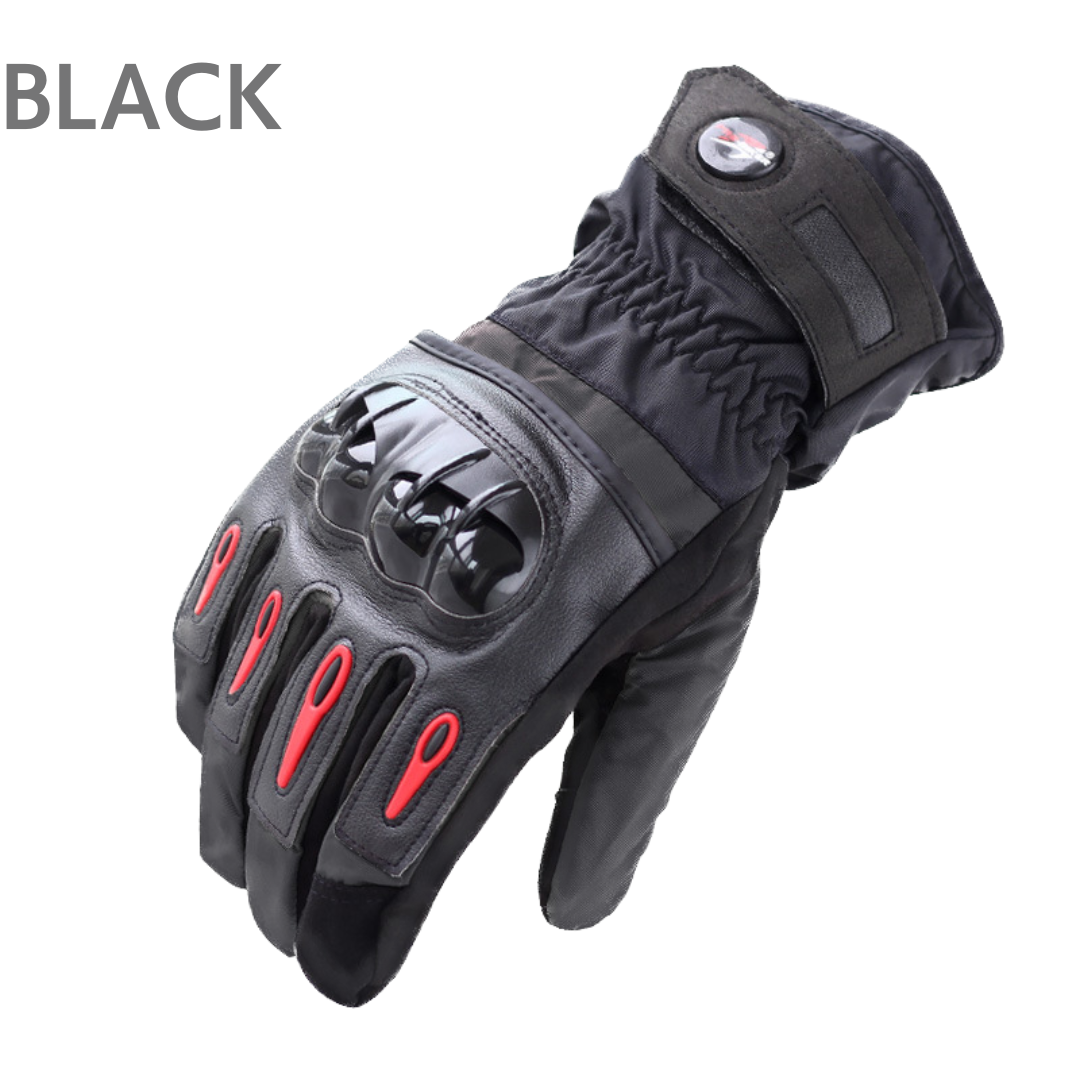 冬用　白バイ　グローブ　手袋　新品　黒豹　交通機動隊 Yahoo!オークション - 白バイ 冬用グローブ 本革仕様 風防反射なし 警