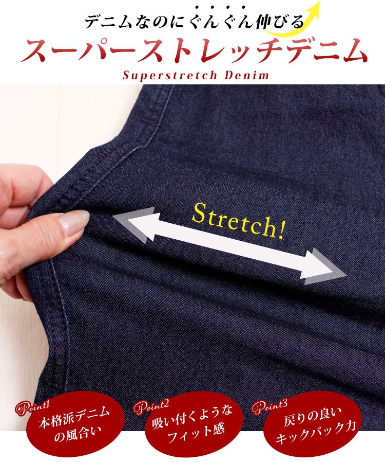 大きいサイズ レディース レディス デニムレギンスパンツ