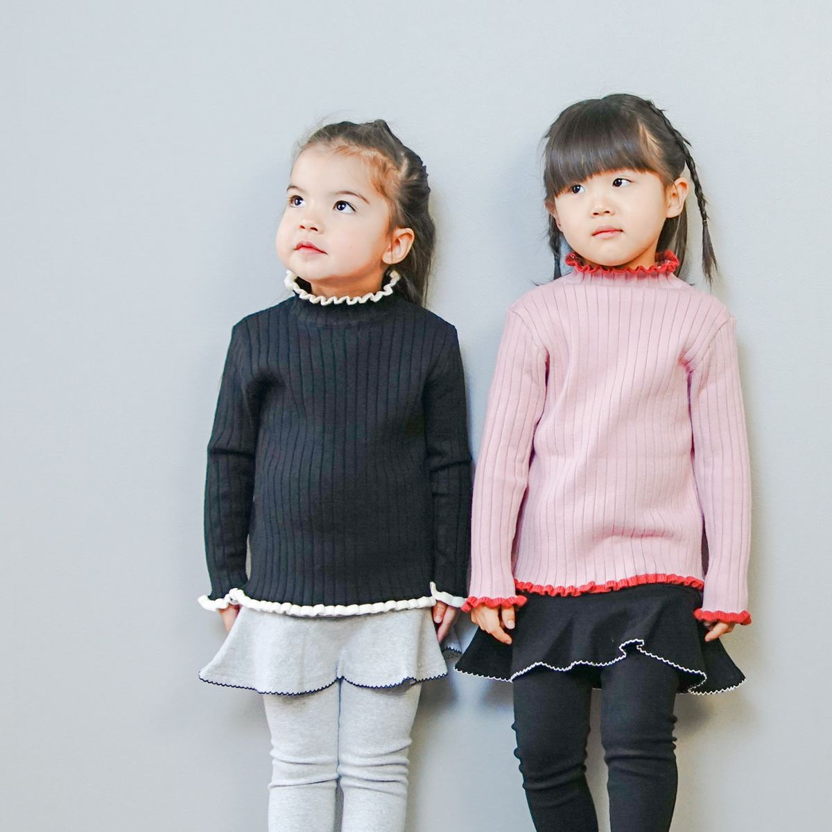 ニッセン Tシャツ カットソー キッズ タートルネック 子供服