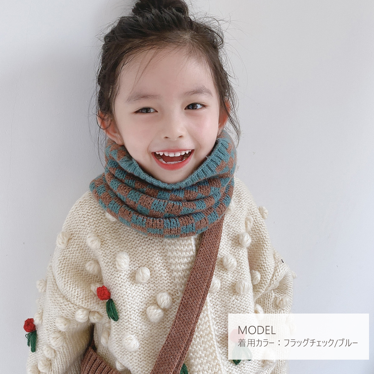ネックウォーマー キッズ スヌード マフラー 子供 ストール ウール ニット 防寒 女の子 男の子 おしゃれ 可愛い スノーボード スキー スポーツ 暖かい 冬 秋冬 |  | 12