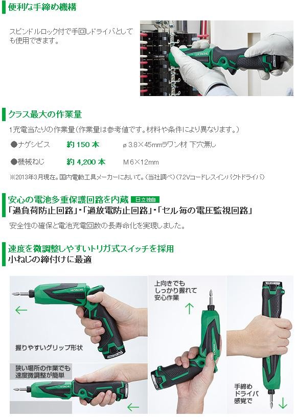 ✨HiKOKI 未使用 WH7DL(2CSK) コードレスインパクトドライバ 充電器