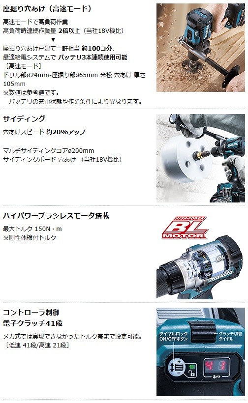 初売り】マキタ[makita] 40Vmax 充電式ドライバドリル DF001GZ (本体