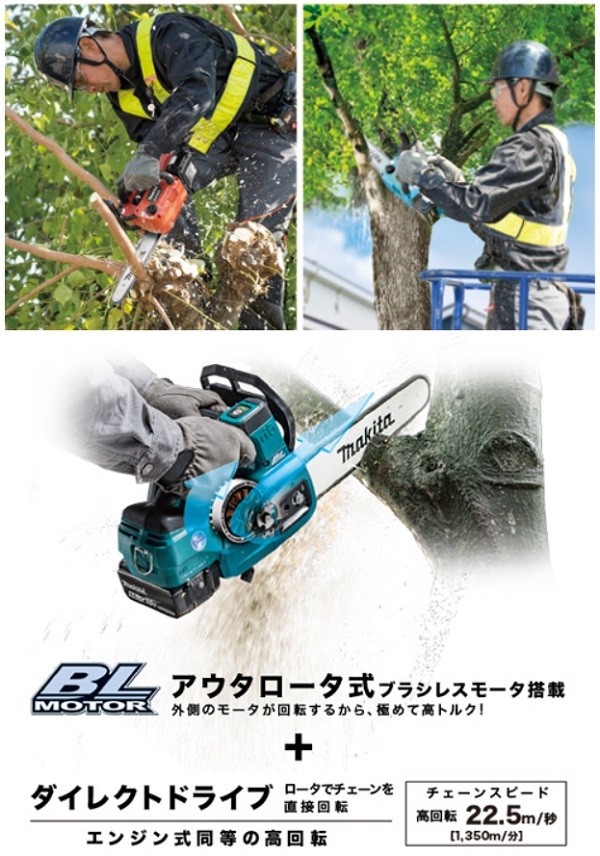 高品質】【高品質】マキタ[makita] 18V 200mm充電式チェンソー