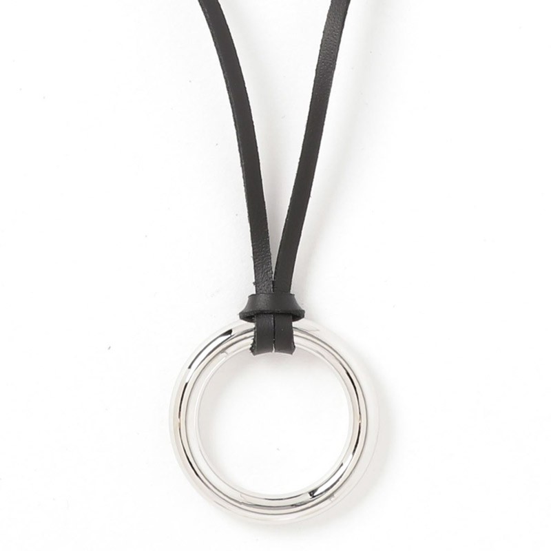 ネックレス メンズ アクセサリー リングネックレス ダブルリング