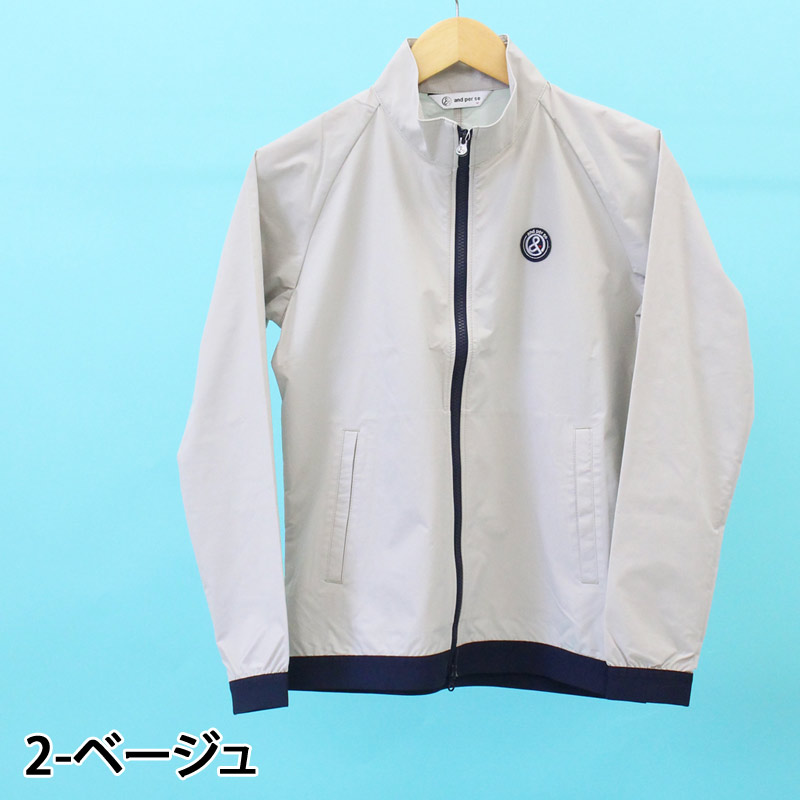サイズ：L AND PER SE アンパスィ  裏メッシュ ジップジャケット  グリーン系 [240101453080] ゴルフウェア レディース ストスト サイズ：L AND PER SE アンパスィ 裏メッシュ ジップジャケット