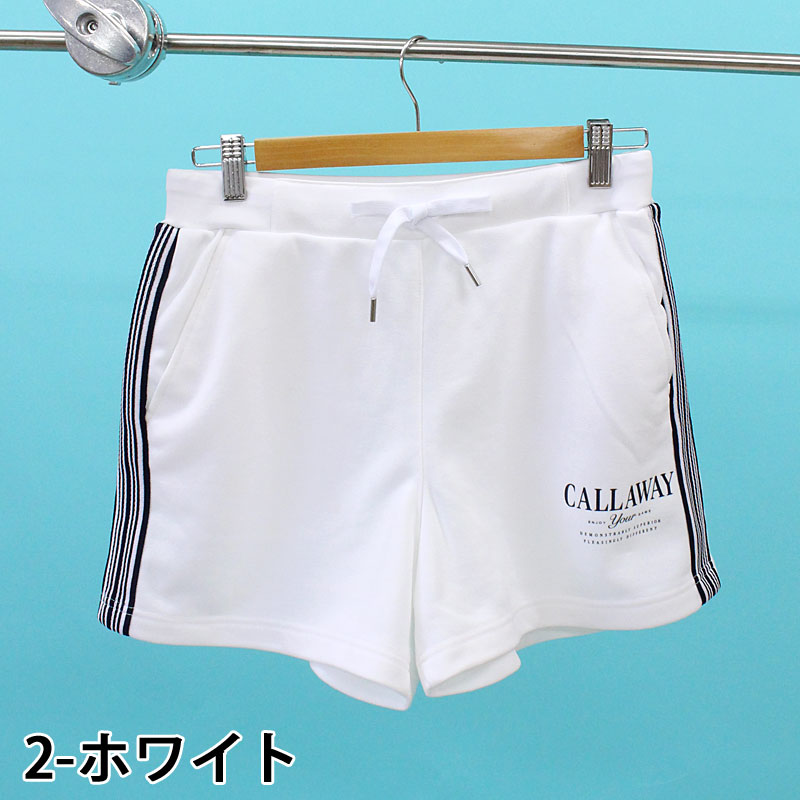 Callaway キャロウェイアパレル ゴルフウェア ゴルフ レディース ショートパンツ ウエストゴム ハーフパンツ ブランド おしゃれ 春夏の画像