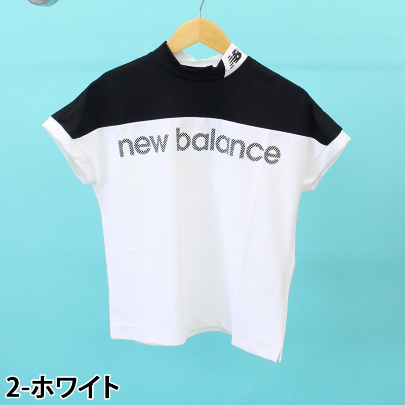 新品未使用2025年製new balance モックネックシャツ ホワイト即購入 New Balance Golf（ニューバランスゴルフ） ゴルフウェア レディース