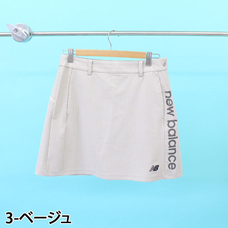 New Balance GOLF ニューバランスゴルフ ゴルフウェア ゴルフスカート レディース ストレッチ ジャガードジャージー ブランド おしゃれ 春夏の画像