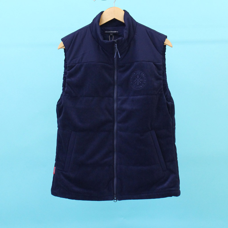 【新品】rosasén ゴルフウェア ダウン M Rosasen（ロサーセン） ゴルフウェア メンズ 中綿ベスト アウター