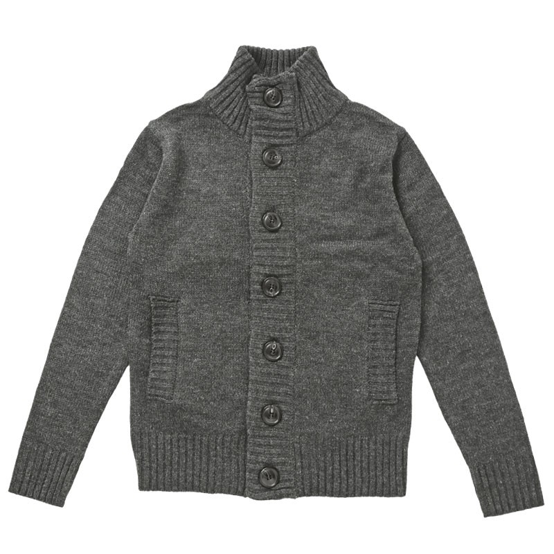 メンズ スタンドカラー カーディガン セール】 スタンドカラー カーディガン/ニット （カーディガン