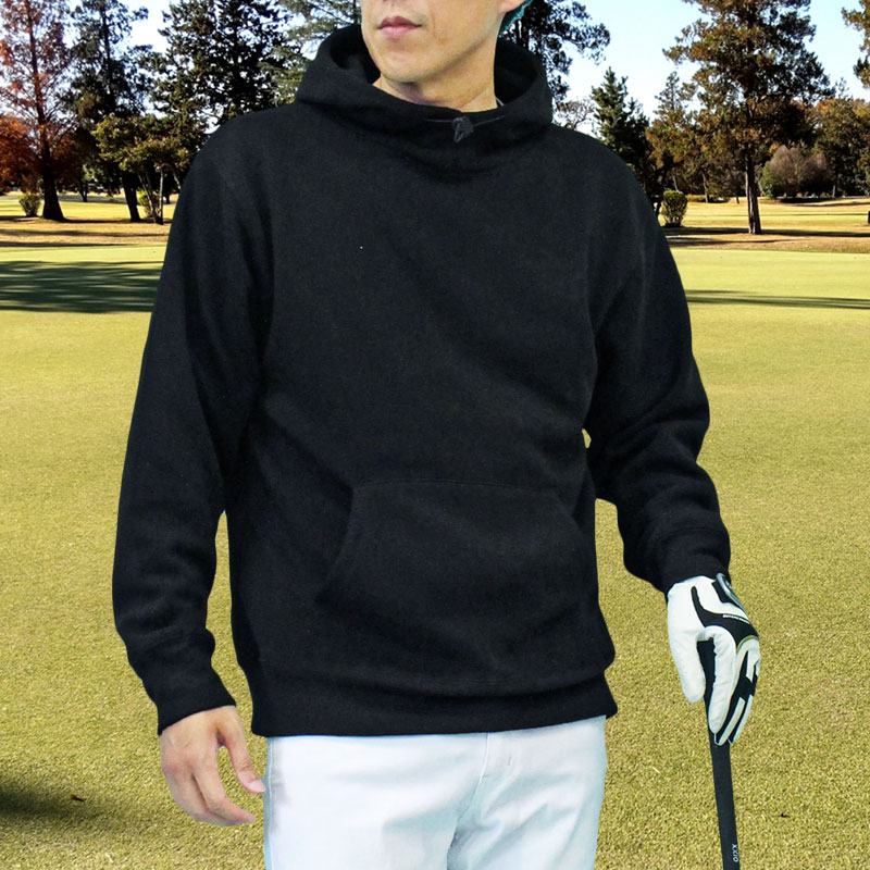   GOLF パーカー裏起毛 L ゴルフウェア メンズ パーカー 裏起毛 スウェット トレーナー トップス