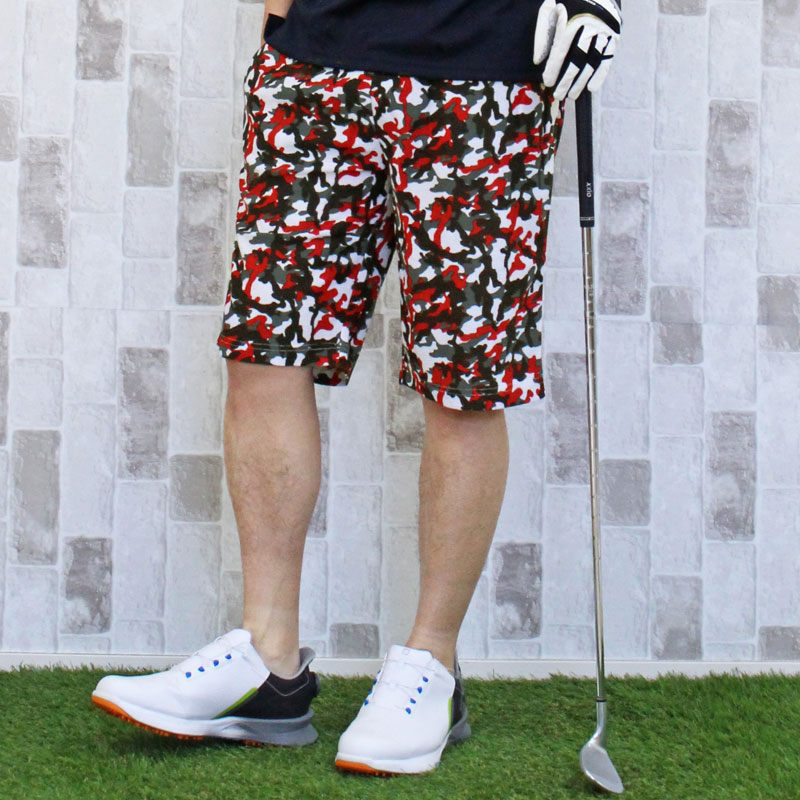 【新品】MUスポーツ　ゴルフハーフパンツ　ゴルフウェア　総柄ハーフパンツ 楽天市場】スポーツ ハーフパンツ（ブランドM・Uスポーツ