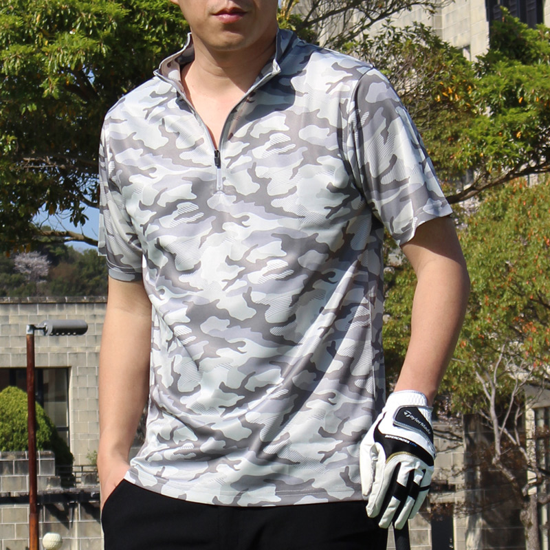 HERMES カモフラージュ柄 ポロシャツ XL HERMES エルメス メンズ ポロシャツ サイズ：XL（ポロシャツ