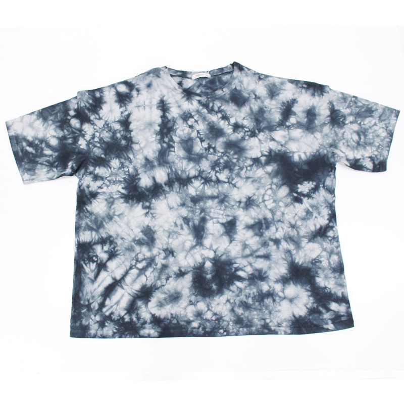 メンズ半袖Tシャツ タイダイ染め ムラ染め 総柄 マーブル柄 幾何学柄