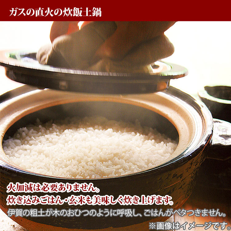 かまどさん 長谷園 炊飯土鍋 日本製 二合炊き ブラック NCT-03 （直火