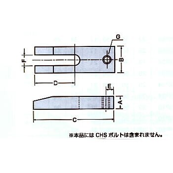 ねじ穴付Uクランプ TPU202 スーパーツール : tpu202 : ツール