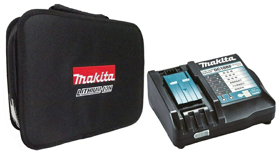 在庫 マキタ 新・急速充電器 DC18RF ソフトケース(831276-6)付 makita