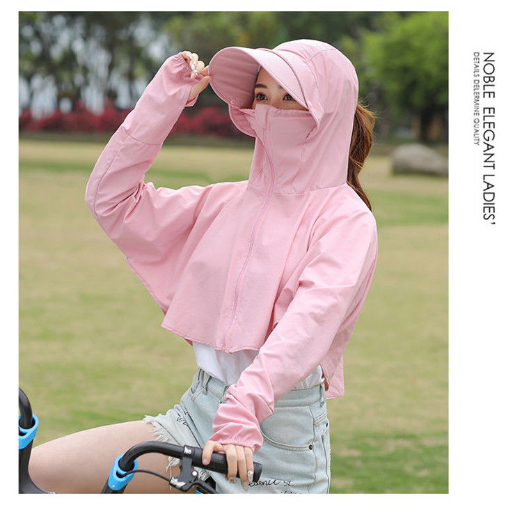 2点セット UPF50  帽子 レディース サンバイザー　フェイスガード UVカット 日よけ帽子 つば広 360度 紫外線対策 農作業 屋外 ガーデニング 釣り