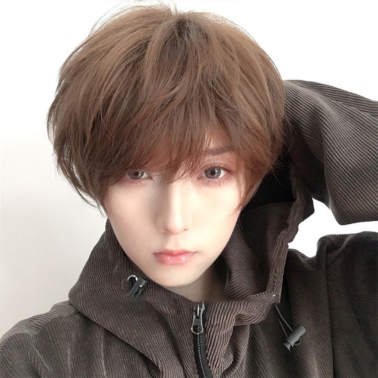 メンズウィッグ フ フルウィッグ 男性用ウイッグ ショート