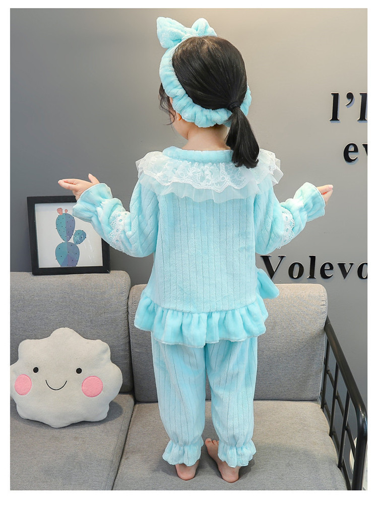 パジャマ キッズ 秋冬 長袖 子供服 女の子 ルームウェア ふわふわ 暖かいパジャマセット韓国風 上下セット 保温 110cm 1cm 130cm 140cm 150cm 数量は多