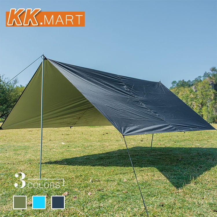 天幕テント 天幕シェード レジャーシート 防水 Uvカット 組み立てやすい テント 紫外線カット キャンプ アウトドア シェルター ポータブル Tarp003 Kk Mart 通販 Yahoo ショッピング