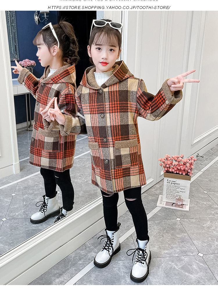 ピーコート Pコート キッズコート フード付き ミドル丈 秋冬 ラシャコート 女の子 子供服 ジュニア アウター ジャケット キッズ 中綿コート 防寒  :y21-kidsnzcoat027:kk.mart - 通販 - Yahoo!ショッピング