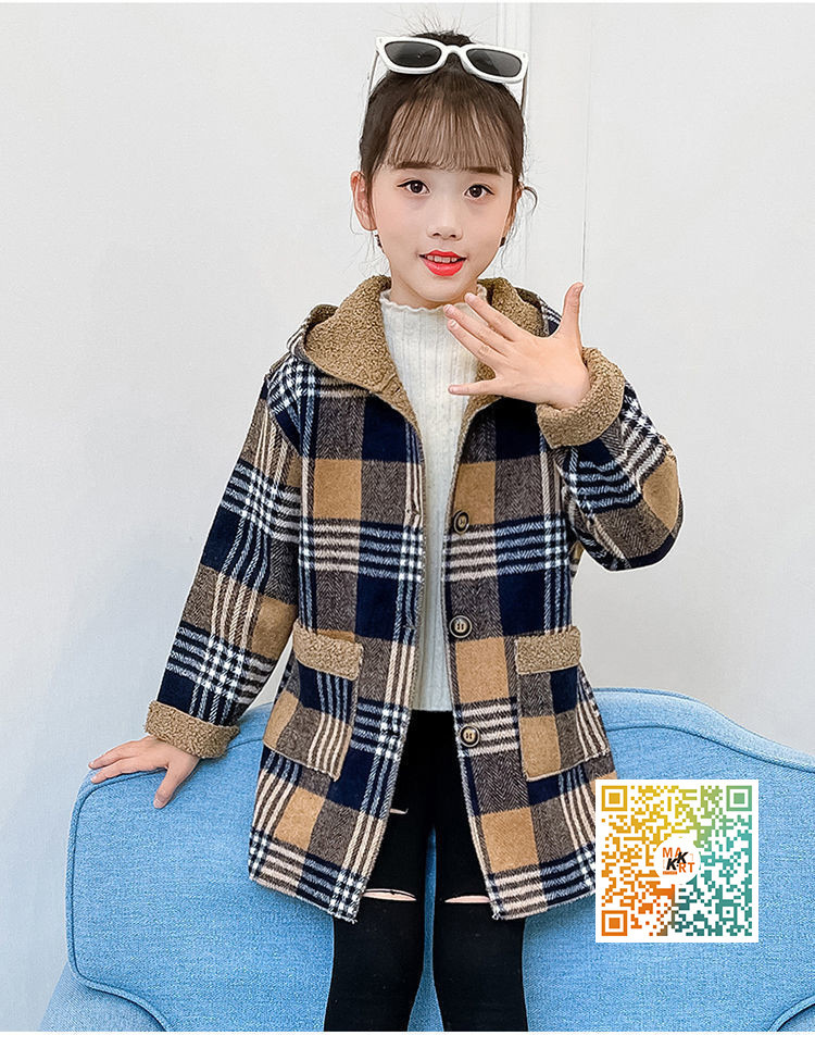 ピーコート　Pコート キッズコート フード付き　ミドル丈 秋冬　ラシャコート　女の子 子供服　ジュニア　アウター　ジャケット　キッズ　中綿コート 防寒