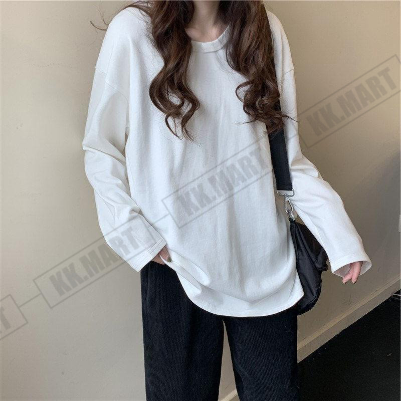 カットソー レディース tシャツ 無地 トップス ゆるTシャツ 長袖