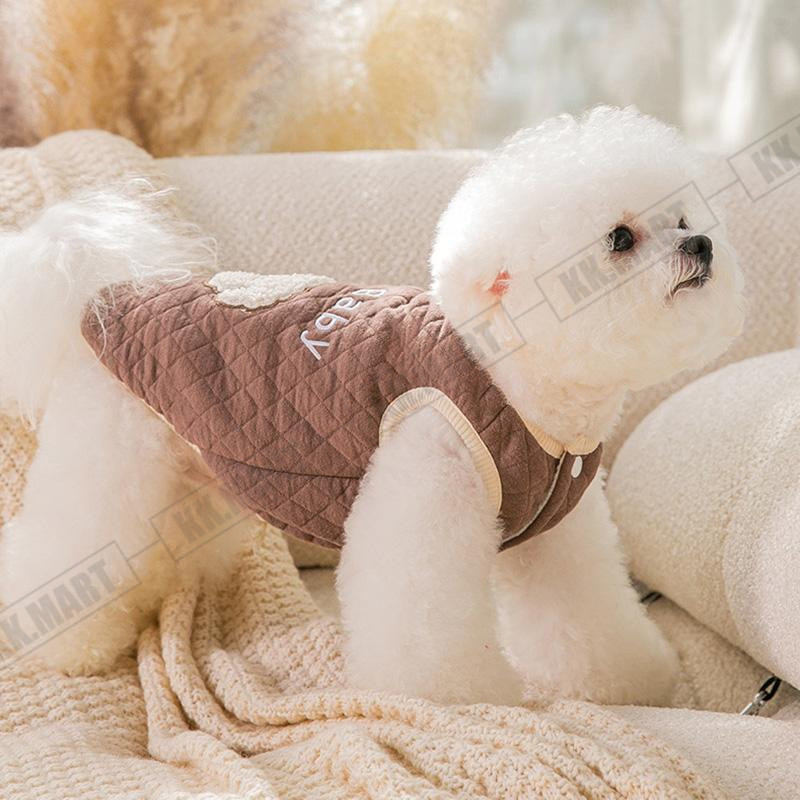 犬服 秋冬 かわいいベスト 前開き着せやすい 暖かい綿 おしゃれなペット服 中型犬小型犬大型犬｜toothi-store｜05
